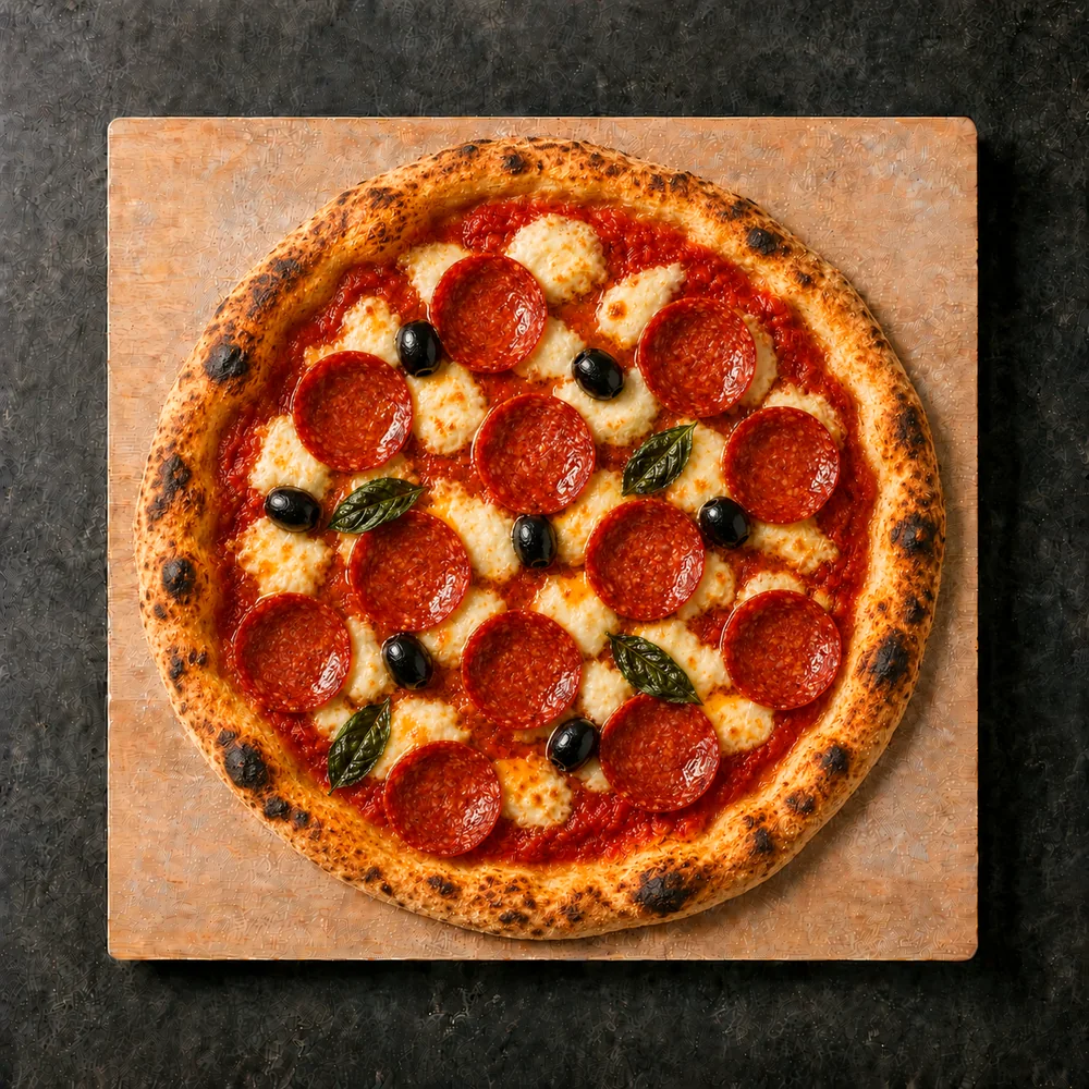 Pizza acabada de sair do forno